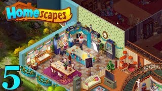 HomeScapes Gameplay Story Kitchen Day 5 / Кухня День 5