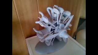Макет роторного авиационного двигателя изготовленный на 3D принтере Stratasys