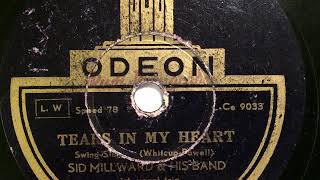 Sid Millward Band, Vocal Trio, Tears in my heart, Swing-Step, London, 1938
