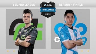 CS:GO - OpTic vs. Cloud9 [Dust2] Map 1 - Quarterfinal - ESL Pro League Season 4 - [2/2]