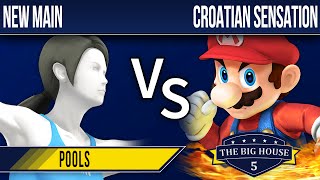 TBH5 Smash 4 - New Main (Wii Fit Trainer) vs Croatian Sensation (Mario) - Pools