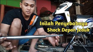 Cara Mengatasi Shock Depan Bunyi Jedak Jeduk Matic Trail