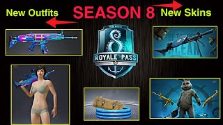 Pubg Mobile New UPDATES || PUBG 0.13.5 UPDATE LEAKS of SEASON 8 || SEASON 8 LEAKS AND GUN SKINS