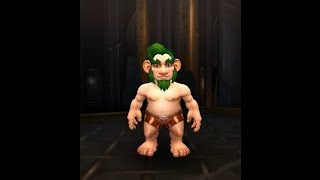 World of Wacraft: Warlords of Draenor New Gnome Male  character Model