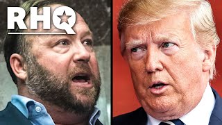 Alex Jones LOSES IT After Trump Admits Reality