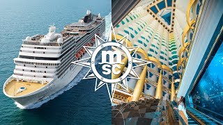 16階建て！豪華客船ワールドクルーズの中を大公開！[4K]