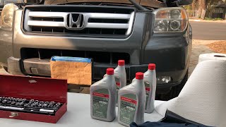 TRANSMISSION FLUID CHANGE Honda Pilot 2007  +  2003 - 2008
