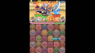 パズドラ【アテナ降臨】超地獄級　覚醒ゼウスPT