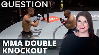 Double knockouts in MMA bantamweight fight