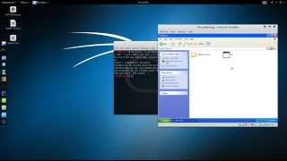 Kali Linux 2.0 2015 - Hacking Windows PC with msfconsole shikata ga nai backdoor.