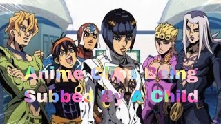 Subbing Anime Clips 18+ Language Sry