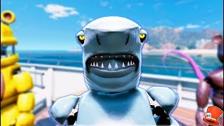 NEW FNAF SHARK ANIMATRONIC! (GTA 5 Mods FNAF RedHatter)