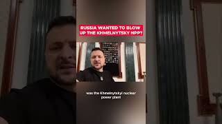 Did Russia attack the Khmelnitsky nuclear power plant with drones?