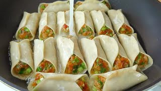 【小穎美食】鍋貼好吃有訣竅，教你飯店不外傳的做法，個個酥脆鮮香，真解饞