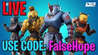 ?NEW RHINO SKIN “BEAST MODE SKIN” DAILY ITEM SHOP | Use Code FalseHope | Fortnite Live Gameplay