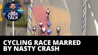 WATCH: Cycling race marred by nasty crash