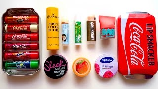 Мои бальзамы для губ | Baby Lips, Lip Smacker, Nivea, Sleek | Часть 1| Karina Papag