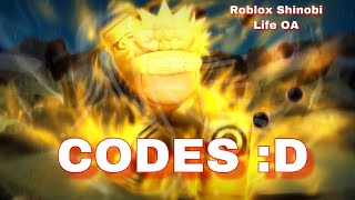 {5 SHINOBI LIFE OA CODES} 250 Spins and More!
