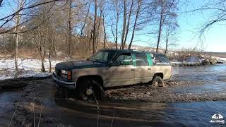 Заснеженные дали 08.02.2020 покатушки 4х4 off-road внедорожники Tahoe Jeep УАЗ Infiniti QX56