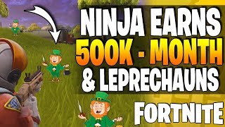 Fortnite News - NINJA EARNS 500k A Month?!  - Leprechaun Glitch Bug, Solo Blitz Mode & More