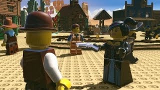 The LEGO Movie Videogame - All Red Bricks in The Old West (Old West 100% Guide)