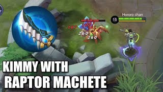 KIMMY ABUSES RAPTOR MACHETE!