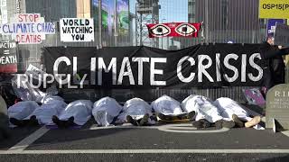 UK: Climate activists stage rally in Glasgow demanding action