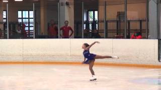 19 Anastasia GUBANOVA Novice Girls SP Warsaw CUP 2013