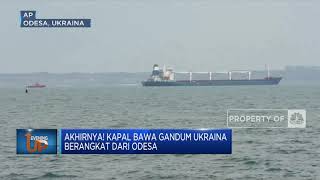 Akhirnya! Kapal Bawa Gandum Ukraina Berangkat dari Odesa