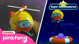 [Capítulo6] ¡Ayuda, Helicóptero! | Los Super Rescatadores | Pinkfong Canciones Infantiles