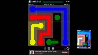 Flow Free - 5x5 - 1 minute - score 17