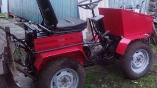 Самодельный минитрактор 4x4 с переломной рамой - "СевладиГ"