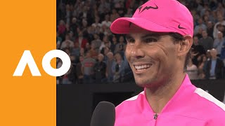 Rafael Nadal: "I lost a lot of opportunities" | Australian Open 2020 Interview 2R
