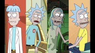 Doofus Rick VS Sedated Rick VS Chemist Rick VS Slow Rick Tall Morty