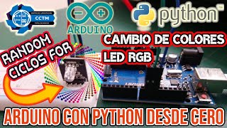 ️ ???? ¿Cómo enviar colores desde Python a un LED RGB? | Ciclo for y módulo random