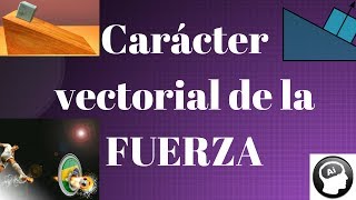 Carácter vectorial de la fuerza, fuerza resultante, vectores, fuerzas externas