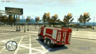 GTA 4 Car Mods Kamaz Firetruck