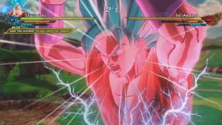 SUPER SAIYAN BLUE GOKU KAIOKEN x10 Moveset Gameplay - Dragon Ball Xenoverse 2 Free DLC