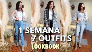 OUTFITS DIARIO (Universidad, Trabajo...) 1 SEMANA 7 OUTFITS OTOÑO | Bstyle
