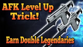 Destiny - How To AFK Rank Up - Earn Double Legendaries From Missions/Raids (Destiny Farming Trick)