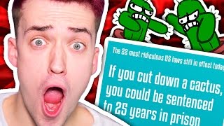 THE TOP 22 MOST RIDICULOUS LAWS IN AMERICA!! (You Won't Believe These Exist)