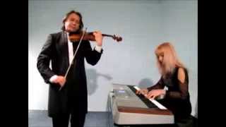 Sergei Trofanov, gypsy song, violin, Olga Trofanova, piano