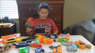 Nerf arsenal "pistols"