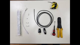 創価仏壇の照明をLEDにするための、スイッチ付きコードを製作しました。