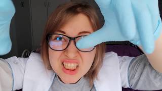 АСМР быстрый шепот МАССАЖ лица и головы ? ASMR ролевая игра ? head and face massage 2