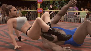 Mixed Wrestling... Kelly