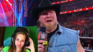 WWE RAW Brock Lesnar "Royal Rumble SUCKED" February 6 2023