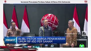 Hari Ini! Blibli Resmi Melantai di BEI