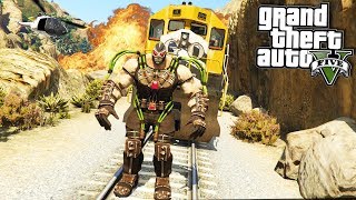 СТРАШНЫЙ МОНСТР БЭЙН В ГТА 5! - БЭЙН ПРОТИВ ПОЕЗДА! - GTA 5 МОДЫ (ГТА 5 МОДЫ)
