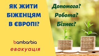 На что жить беженцам в Европе: пособие, работа, бизнес | bambarbia эвакуация